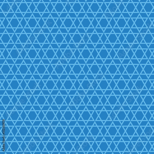 star of David traditional Jewish symbol pattern- vector illustration