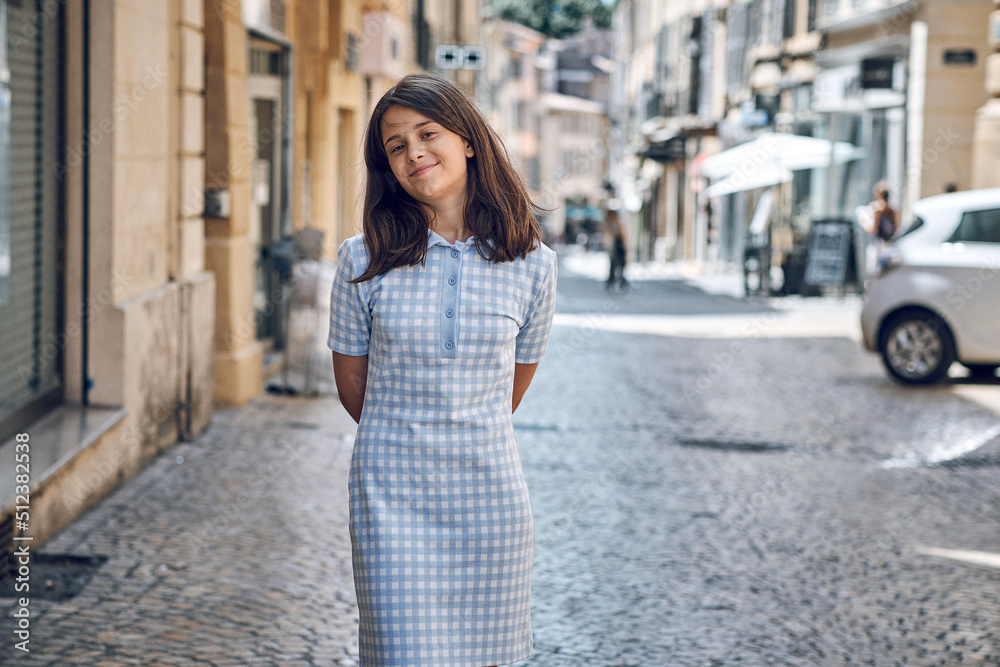 Fototapeta premium Ukrainian girl in France