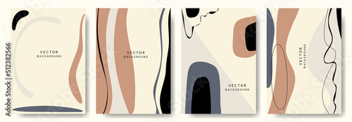 Abstract background various shapes set up. Ideal for cover, poster, business card, flyer, brochure,magazine first page,social media and other.vector illustration