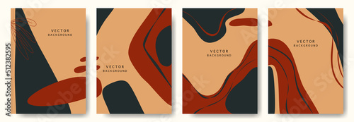 Abstract background various shapes set up. Ideal for cover, poster, business card, flyer, brochure,magazine first page,social media and other.vector illustration