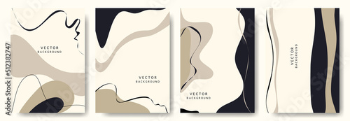 Abstract background various shapes set up. Ideal for cover, poster, business card, flyer, brochure,magazine first page,social media and other.vector illustration