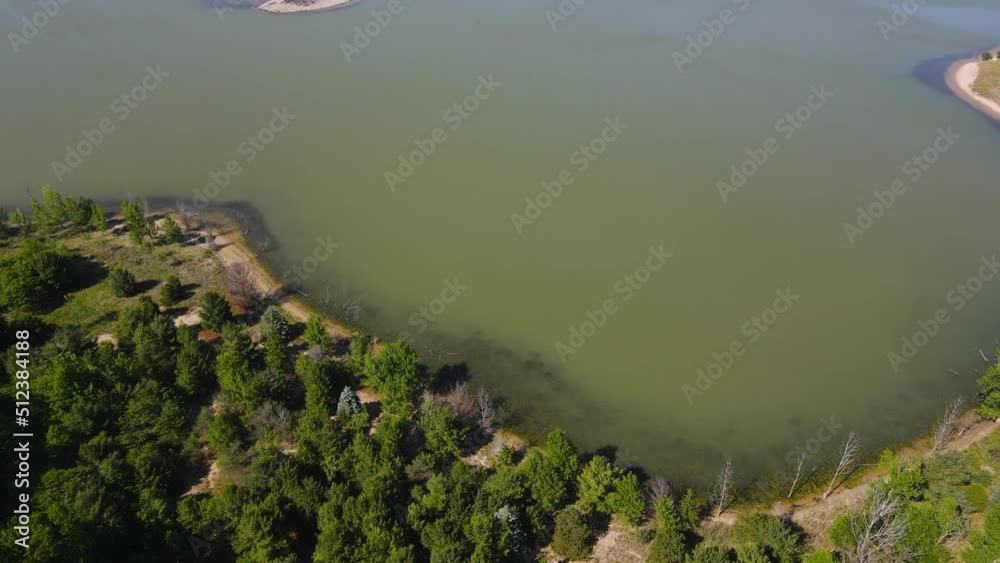 Westside of Dune Harbor Lake from the air. Westside of Dune Harbor Lake from the air.
