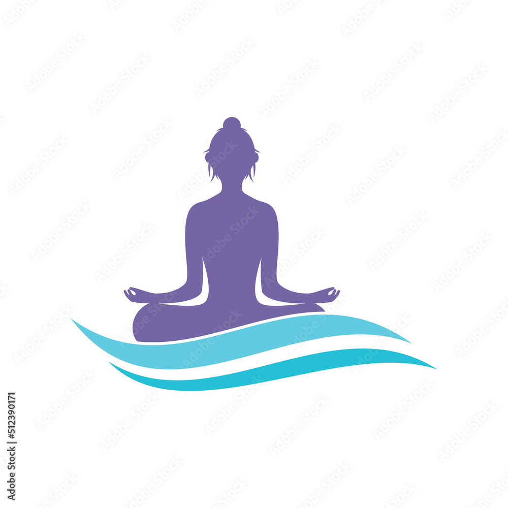 custom made wallpaper toronto digitalMeditation yoga logo