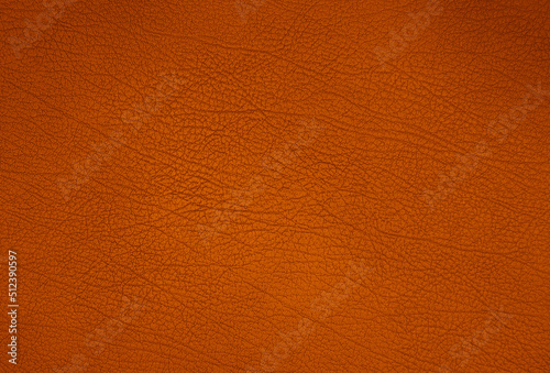 Orange leather texture background for design artwork,copy space for texts