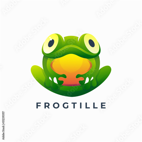 frog colorful logo