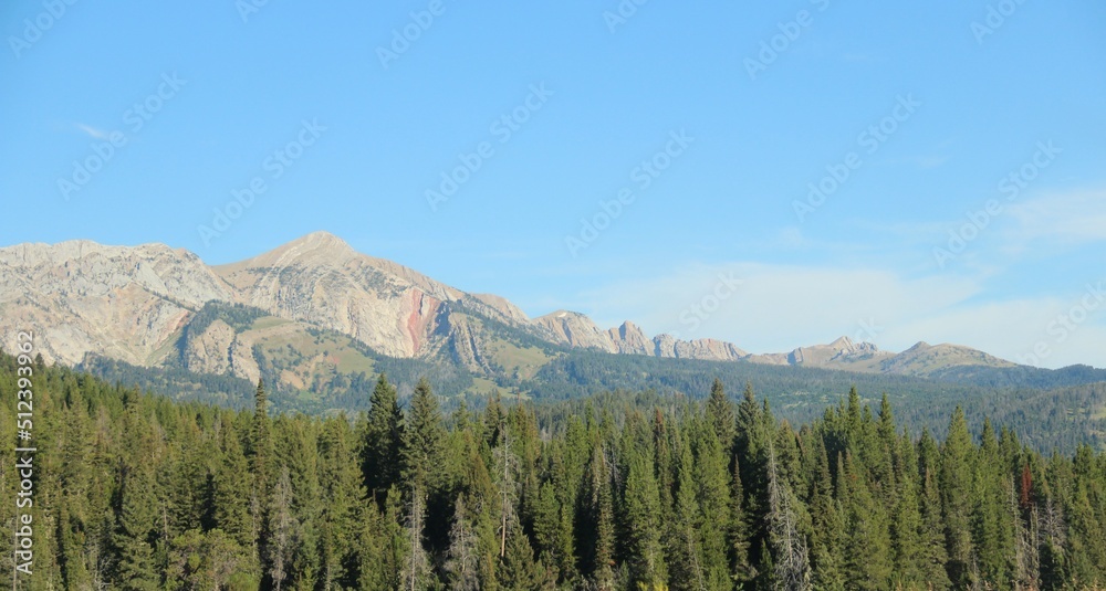 Array of mountains, Montana