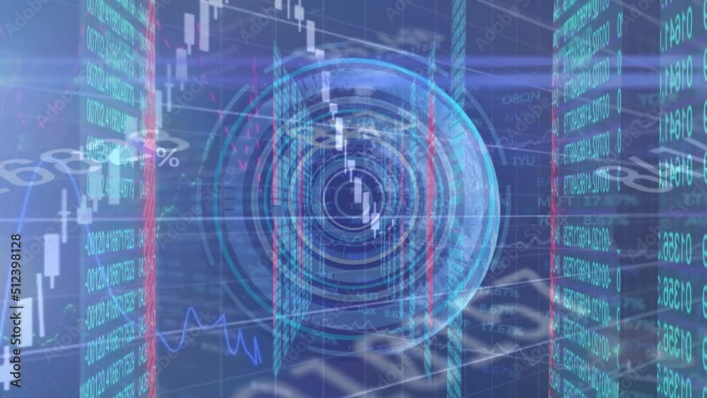 Animation of data processing over scope scanning Animation of data processing over scope scanning