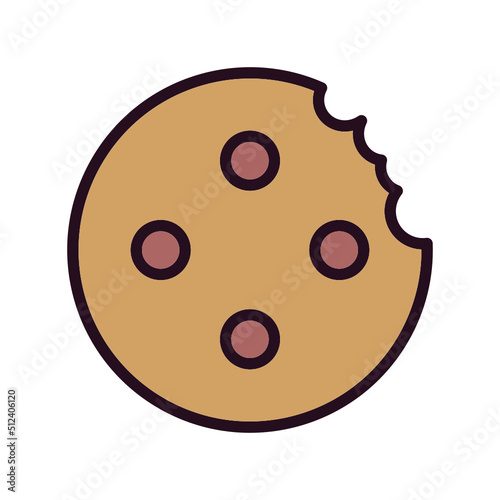 Marie Biscuit With Bite Icon