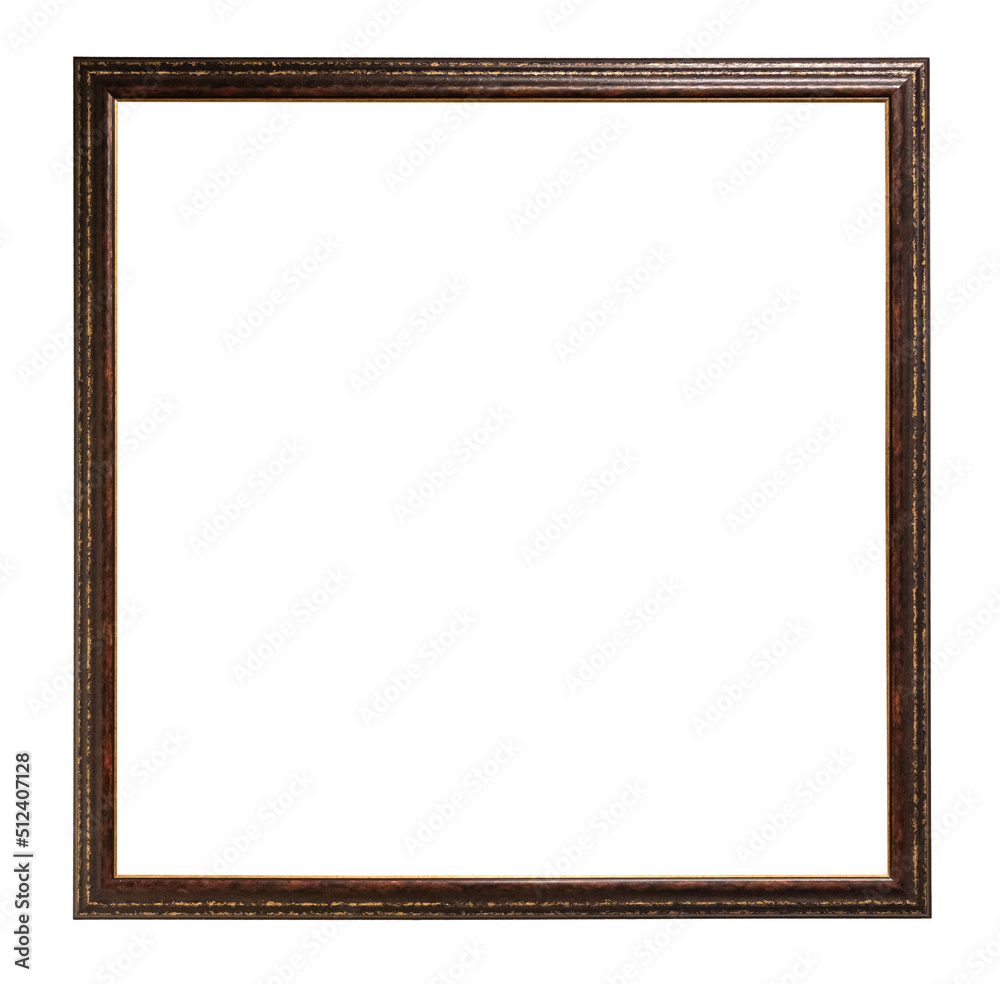 square narrow dark brown picture frame cutout square narrow dark brown picture frame cutout