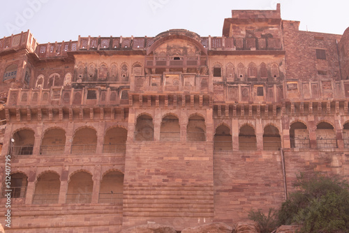 beautiful view of mehrangarh fort