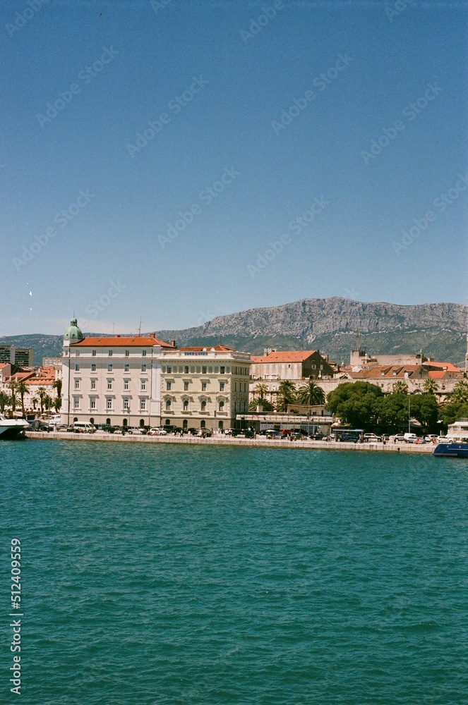 Obraz premium view of the city of kotor