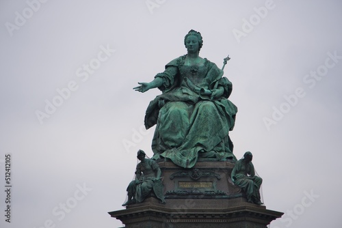 Image of the Maria Theresa Monument in Vienna photo