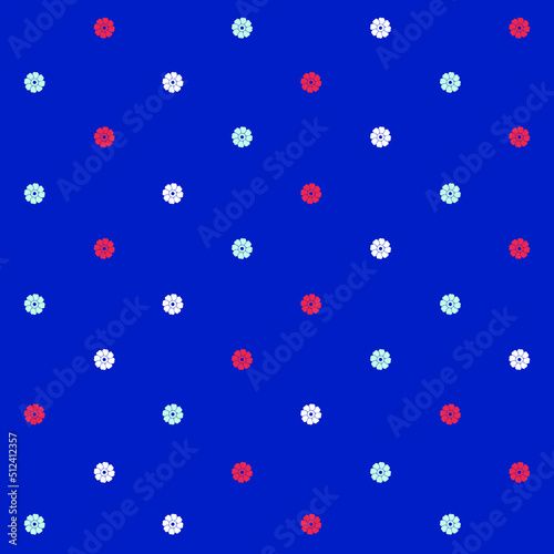 Trendy Flower Colourfully Background Vectora