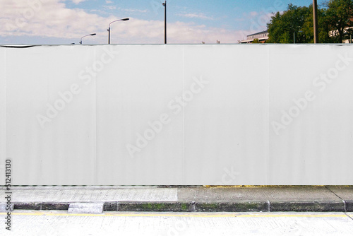 Fototapeta Naklejka Na Ścianę i Meble -  Clear Billboard and Wall Poster Mockup
