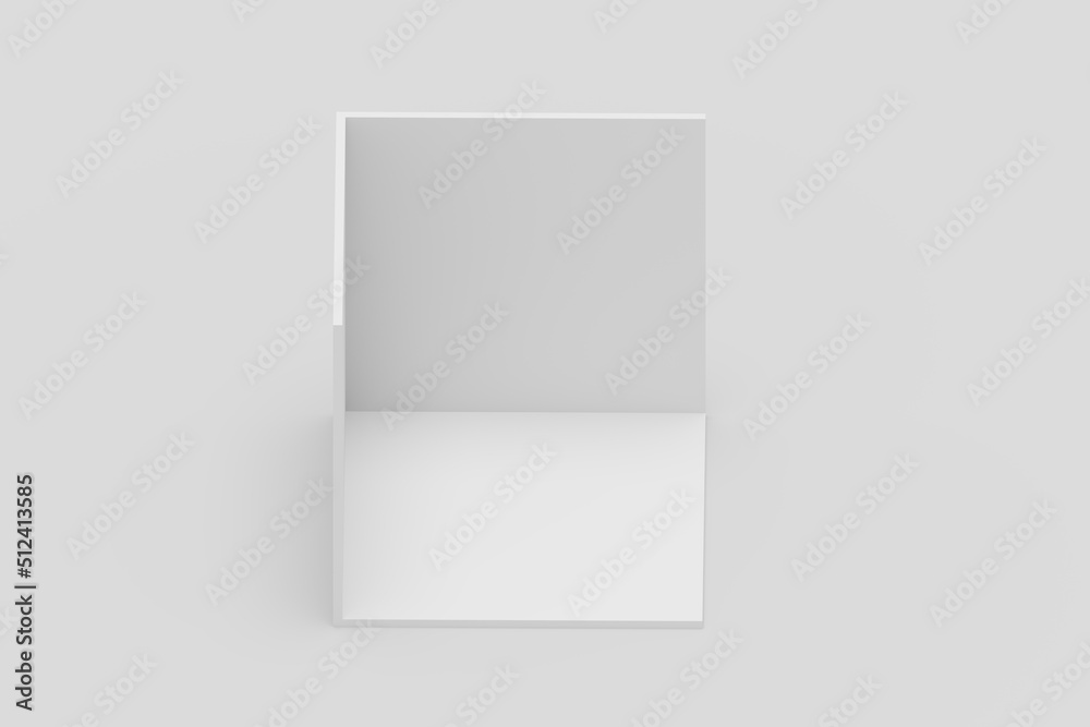 Minimal isometric perspective background blank room and box Minimal isometric perspective background blank room and box