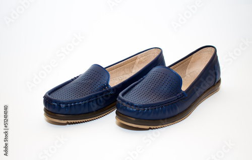 women's. Rounded Leather Moccasins 