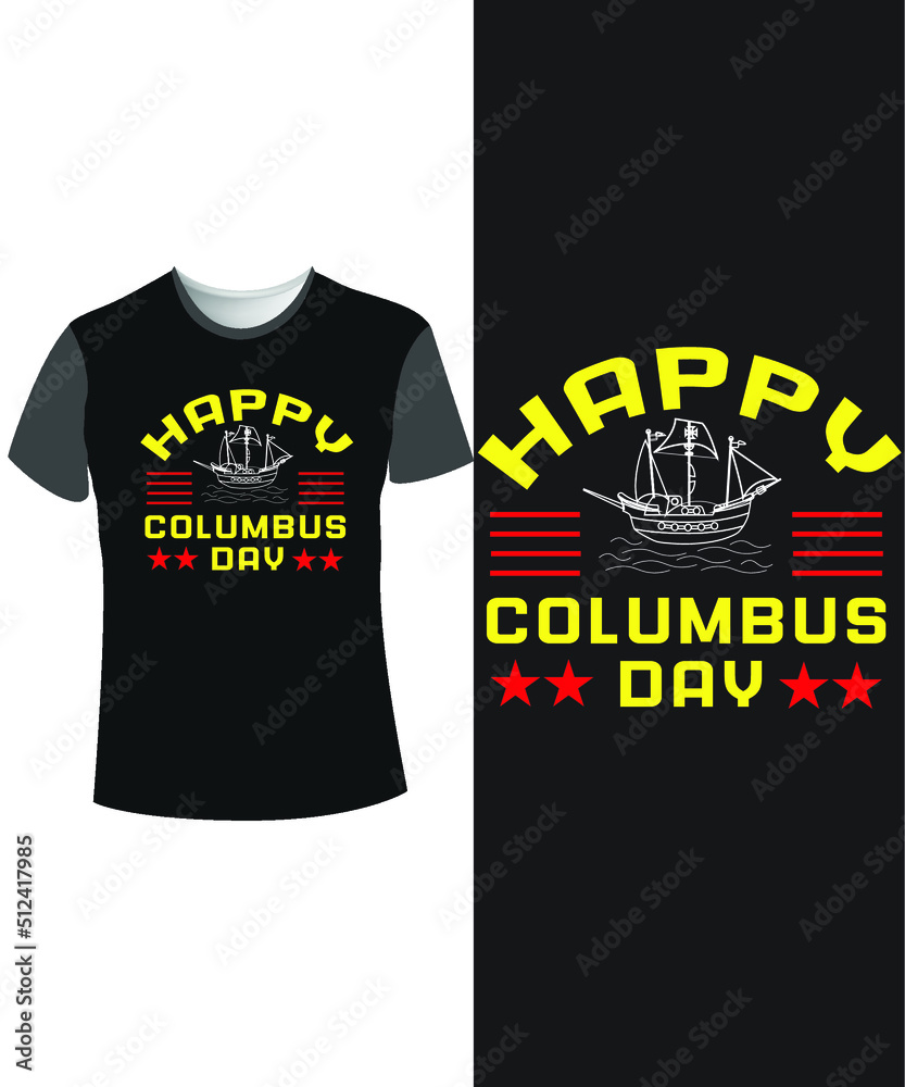 ABOUT A INTERNATIONAL COLUMBUS DAY T-SHIRT DESIGN