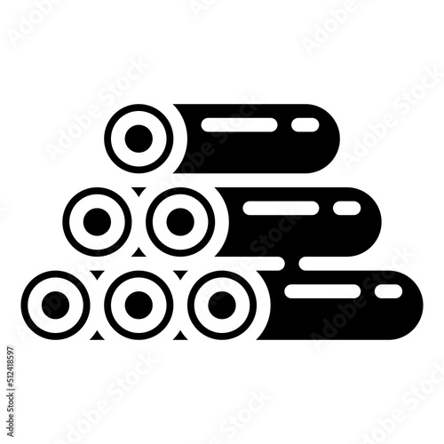 PIPE glyph icon,linear,outline,graphic,illustration
