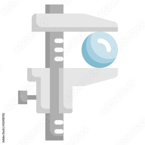 CALIPER - flat icon,linear,outline,graphic,illustration