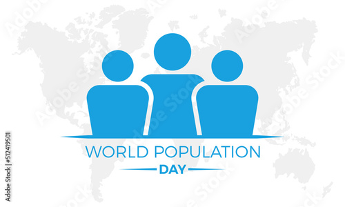 World population day. July 11. Vector illustration,banner,greeting card or poster of world population day.