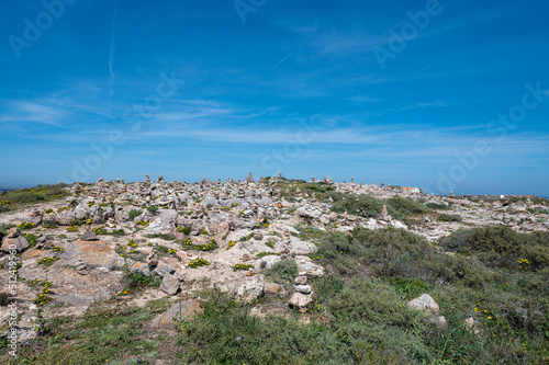 Interior of the Sagres Fortress in the Algarve, Portugal