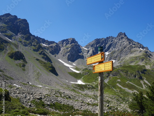 mountain road sign