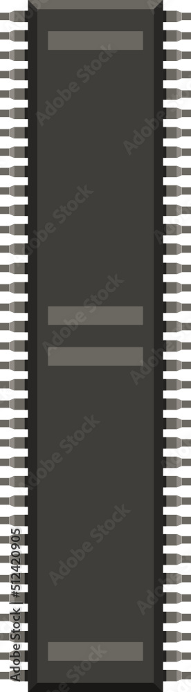 Computer chip clipart design illustration