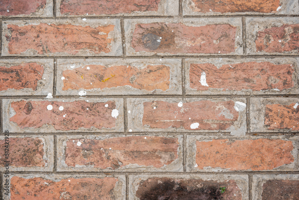 Obraz premium old brick wall as an element of the packaging design 