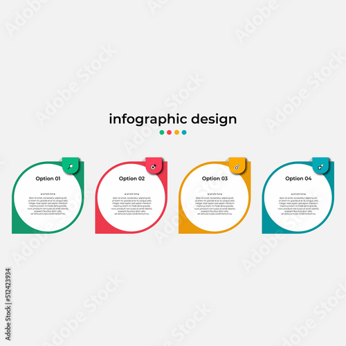 steps timeline infographic template design