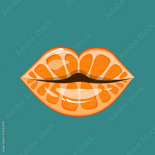 juicy fruit lip makeup, orange lipstick, summer juicy kiss