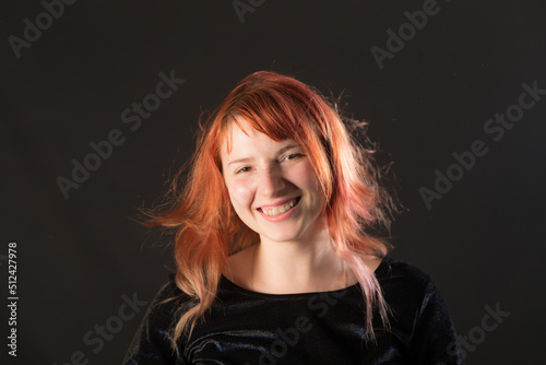 girl with red hair