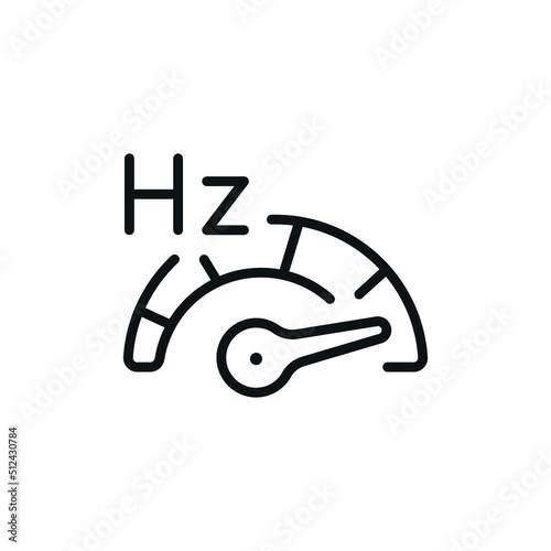 Higher Refresh Rates linear icon. Thin line customizable illustration. Contour symbol. Vector isolated outline drawing. Editable stroke