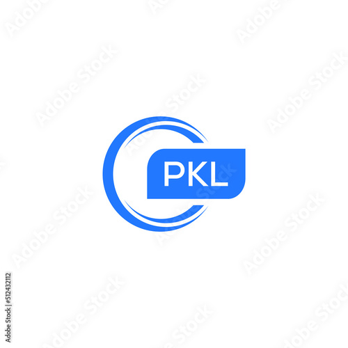 PKL letter design for logo and icon.PKL typography for technology, business and real estate brand.PKL monogram logo.vector illustration. photo