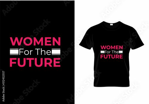 Women White T-shirt Design with Inscription I AM WOMAN and Face Sketch - Fashion Illustration on White Background, Vector