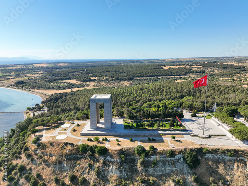 Fotografie, Tablou Gallipoli peninsula, where Canakkale land and sea battles took place during the first world war
