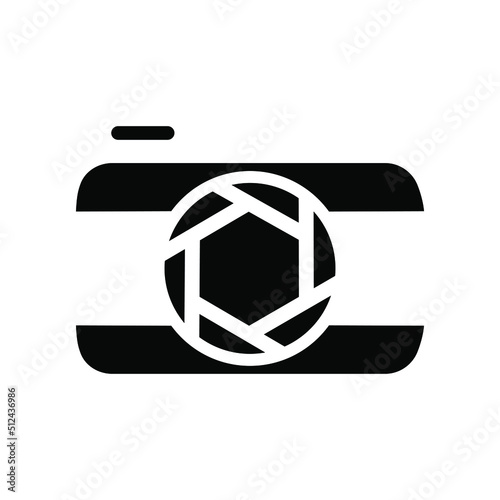 Foto camera icon vector set. photo illustration sign collection. focus symbol. cam logo or mark.