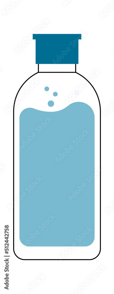 Jar of liquid. Vector illustration Jar of liquid. Vector illustration
