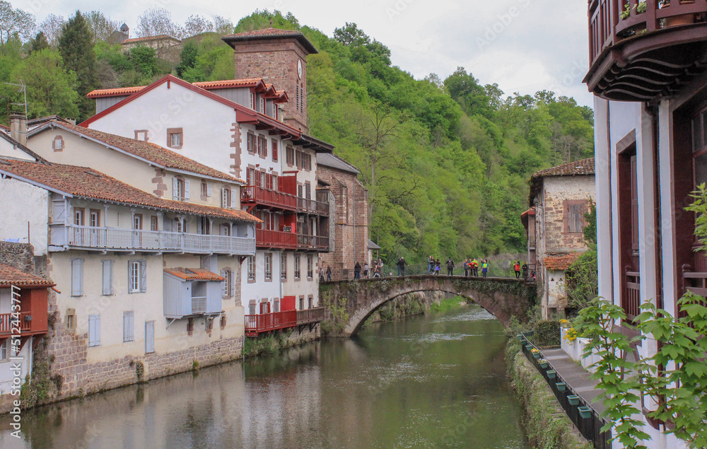 houses on the river bank