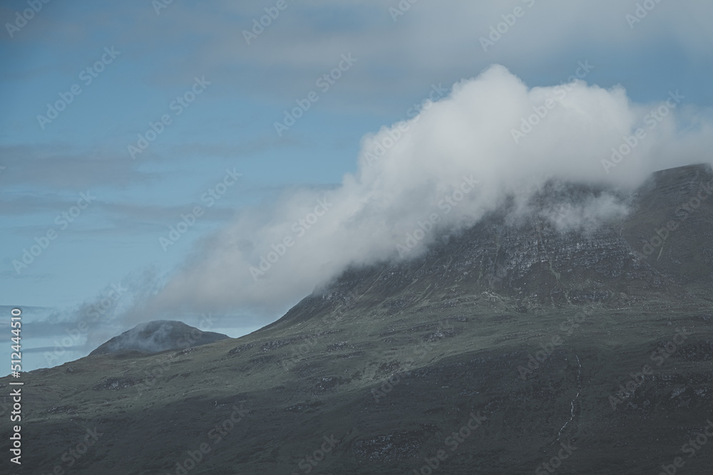 Amazing mountains and clouds in Scotland