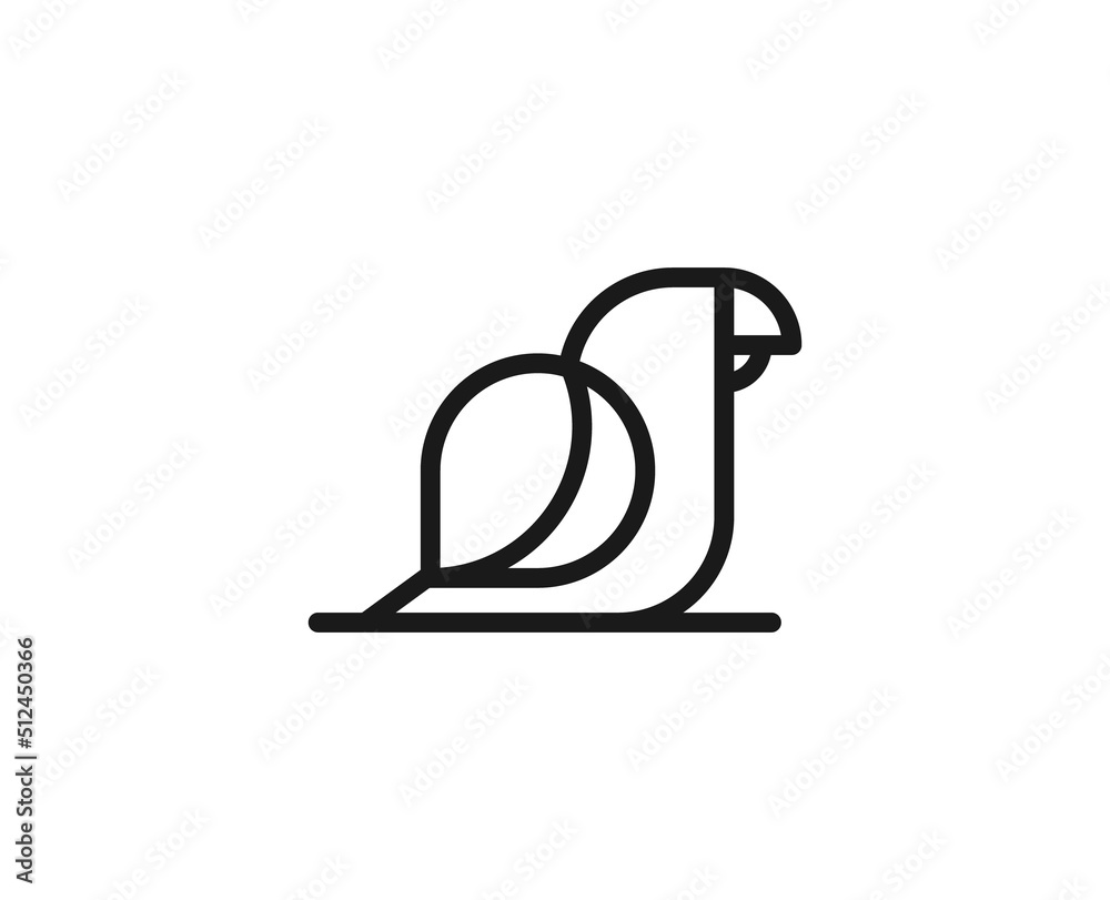Black line icon on white background Black line icon on white background