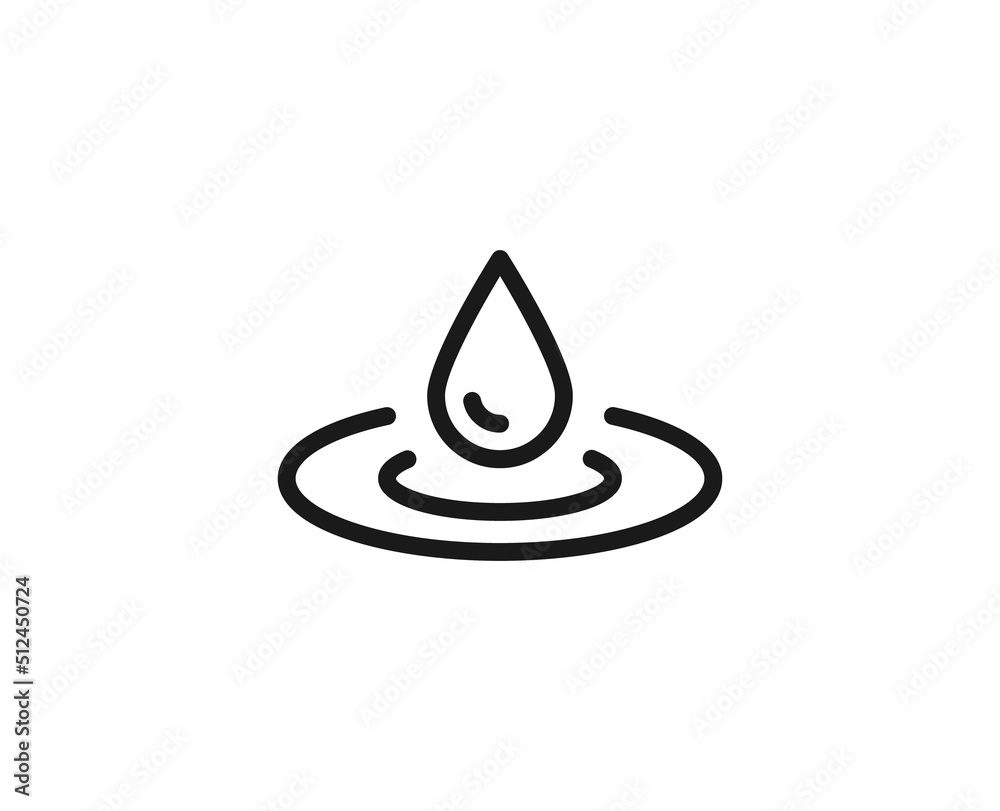 Beauty line icon on white background Beauty line icon on white background