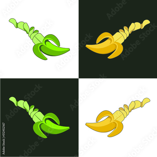 banana crackers vector