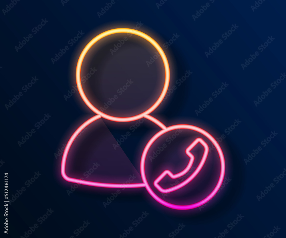 Glowing neon line Video chat conference icon isolated on black background. Online meeting work form home. Remote project management. Vector Glowing neon line Video chat conference icon isolated on black background. Online meeting work form home. Remote project management. Vector