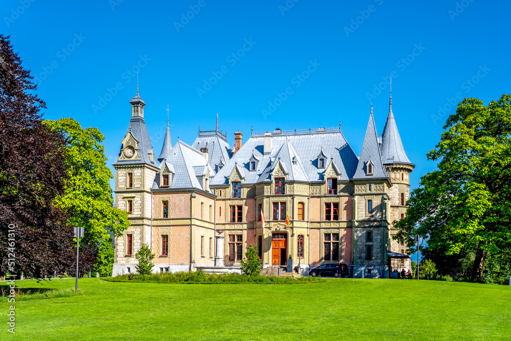 Schloss Schadau, Thunersee, Thun, Schweiz