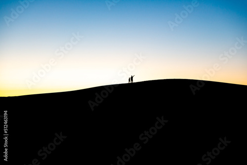 White Sands National Park Silhouette