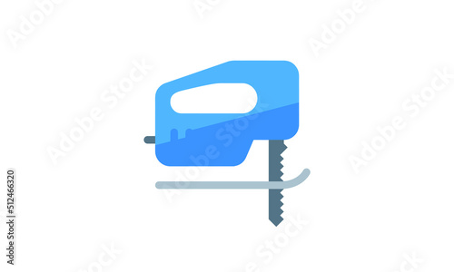jig saw color icon. Isolated vector illustration