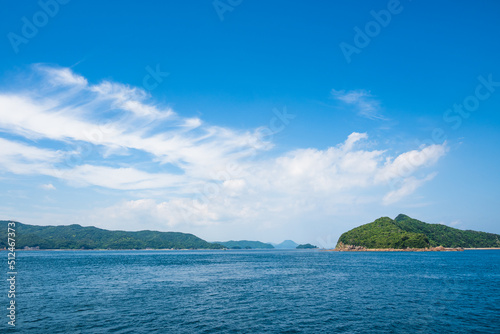 青い海青い空 長島海峡 戸島