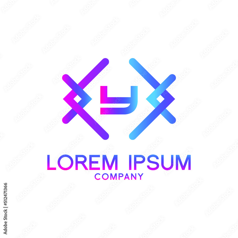 letter Y with Pulse music player element. Logo template electronic music, equalizer, store, dj, nightclub, disco. Audio wave logo concept, Multimedia Technology themed, Abstract Shape vector letter Y with Pulse music player element. Logo template electronic music, equalizer, store, dj, nightclub, disco. Audio wave logo concept, Multimedia Technology themed, Abstract Shape vector