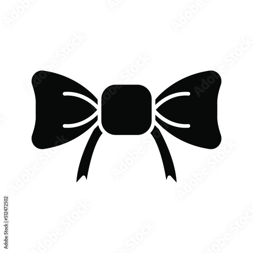 Bow tie icon. Vector illustration color editable