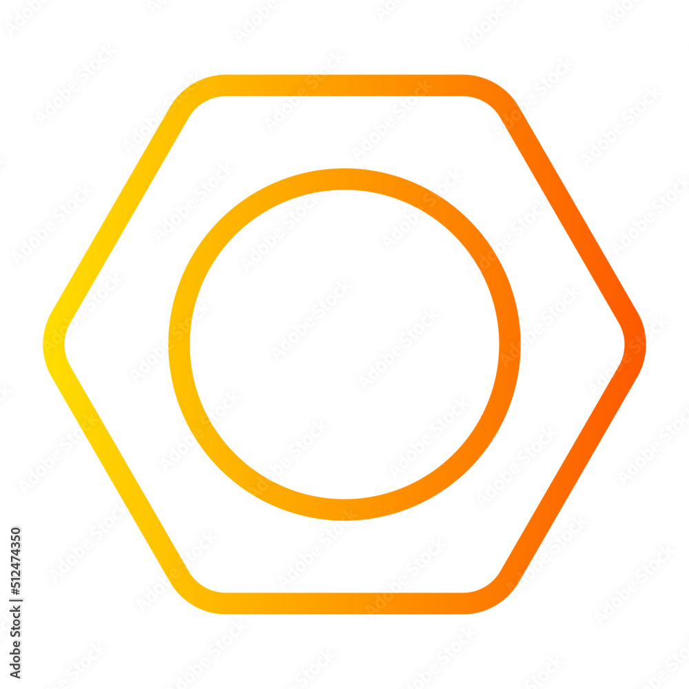 screw gradient icon screw gradient icon